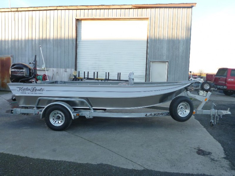 Aluminum Power Boat powered by Mercury